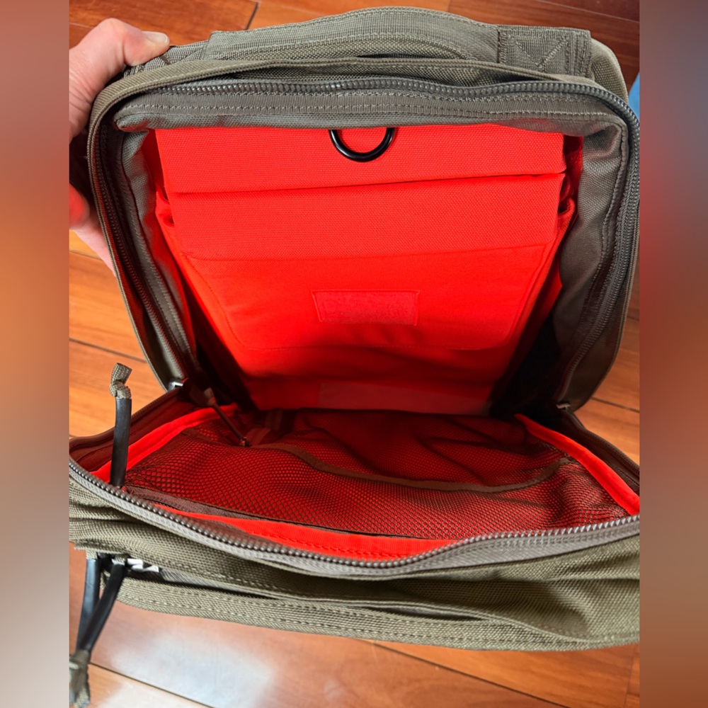 Go Ruck Rucker 4.0 Green/Orange Backpack 33 L - Picture 4 of 4